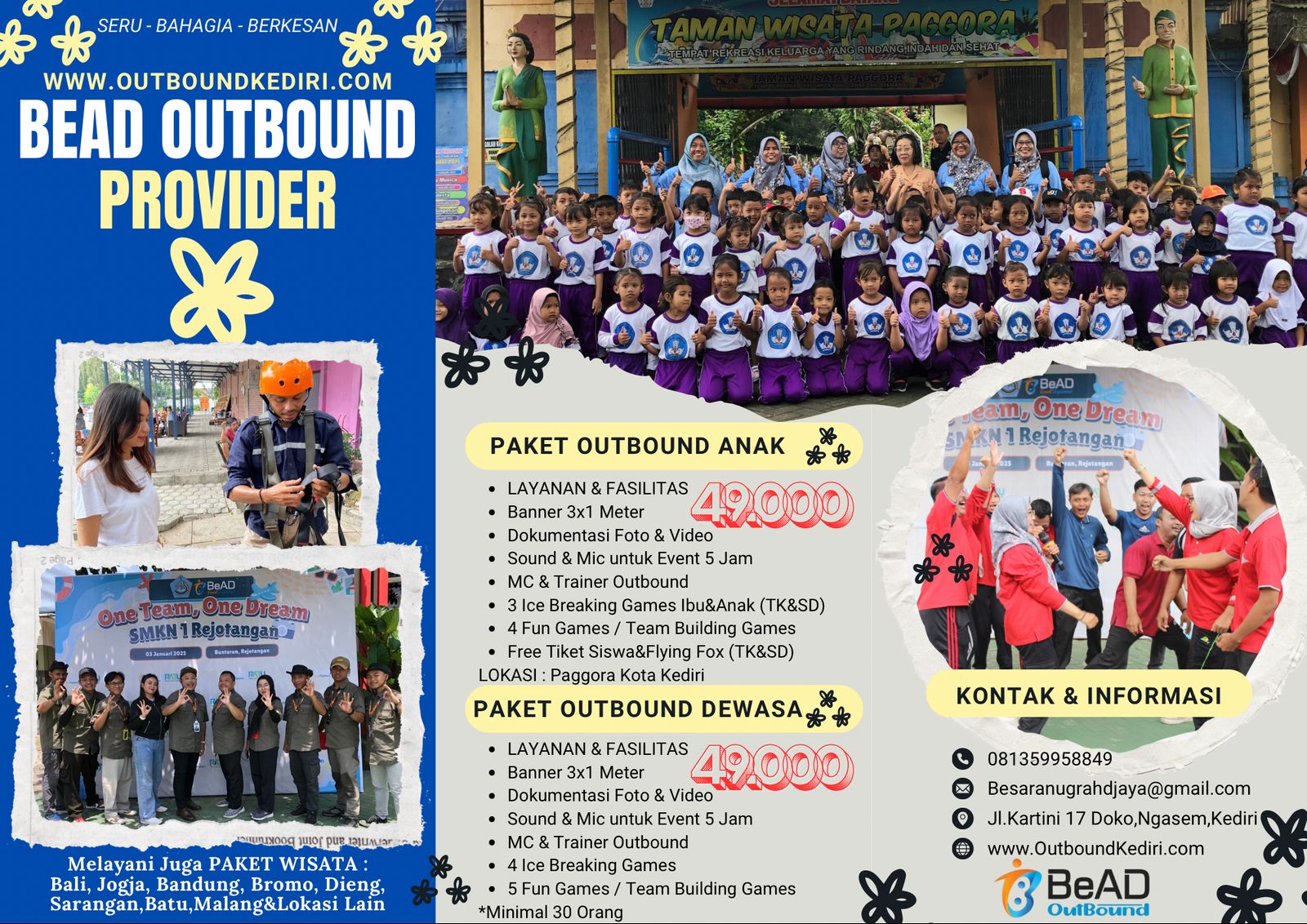 BeAD Outbound Provider – Seru, Bahagia, dan Berkesan!